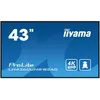 Image de iiyama ProLite LH4360UHS-B2AG - 43" Ã©cran LCD rÃ©tro-Ã©clairÃ© par LED - signalisation numÃ©rique - avec lecteur multimÃ©dia SoC intÃ©grÃ© - Android - 4K UHD (2160p) 3840 x 2160 - DEL de faÃ§ade - noir