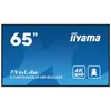 Image de iiyama ProLite LH6560UHS-B2AG - 65" Ã©cran LCD rÃ©tro-Ã©clairÃ© par LED - signalisation numÃ©rique - avec lecteur multimÃ©dia intÃ©grÃ© et rÃ©cepteur multimÃ©dia sans fil - 4K UHD (2160p) 3840 x 2160 - DEL de faÃ§ade...