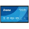 Image de iiyama ProLite TE7515A-B1AG - 75" Ã©cran LCD rÃ©tro-Ã©clairÃ© par LED - signalÃ©tique numÃ©rique interactive - avec Ã©cran tactile (multi-touch) / ensemble de 8 microphones / possibilitÃ© de PC encastrÃ© en option...