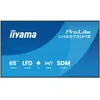 Image de iiyama ProLite LH6575UHS-B2AG - 65" Ã©cran LCD rÃ©tro-Ã©clairÃ© par LED - signalisation numÃ©rique - avec lecteur multimÃ©dia intÃ©grÃ©, SDM Slot PC - 4K UHD (2160p) 3840 x 2160 - noir (cadre), finition matte