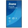 Image de iiyama ProLite LH8664UHS-B3AG - 86" Ã©cran LCD rÃ©tro-Ã©clairÃ© par LED - signalisation numÃ©rique - avec lecteur multimÃ©dia SoC intÃ©grÃ© - Android - 4K UHD (2160p) 3840 x 2160 - noir (cadre), finition matte