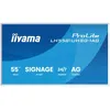 Image de iiyama ProLite LH5581UHSG-1AG - 55" Ã©cran LCD rÃ©tro-Ã©clairÃ© par LED - signalisation numÃ©rique - avec lecteur multimÃ©dia SoC intÃ©grÃ© - 4K UHD (2160p) 3840 x 2160 - cadre blanc, finition matte