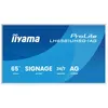 Image de iiyama ProLite LH6581UHSG-1AG - 65" Ã©cran LCD rÃ©tro-Ã©clairÃ© par LED - signalisation numÃ©rique - avec lecteur multimÃ©dia SoC intÃ©grÃ© - 4K UHD (2160p) 3840 x 2160 - cadre blanc, finition matte