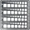 Image de Tamiya Craft Tool Series No.156 Modeling Template (Square 1-10mm) Hobby Tool For Plastic Model 74156 [Import Japonais]
