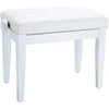 Image de Rpb-300wh Roland - Banquette Piano - Bois Massif - Vinyle Blanc SatinÃ© - Assise Rpb-300wh