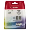 Image de Canon PG-40 / CL-41 Multi Pack - Pack de 2 - noir, couleur (cyan, magenta, jaune) - original - réservoir d'encre - pour FAX JX210; PIXMA iP1800, iP1900, iP2600, MP140, MP190, MP210, MP220, MP470, MX300, MX310