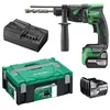 Image de Perforateur SDS Plus 18mm Brushless 18V HIKOKI DH18DPBWPZ 2 x 5,0Ah en coffret