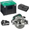 Image de Scie circulaire 18V HIKOKI C1807DAWRZ 2 x 5,0Ah Ã190mm 64mm