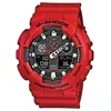Image de Casio Montre Rouge Analogique - Digital Hommes G-Shock Ga-100b-4aer