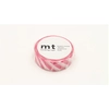 Image de Masking Tape 7 m x 15 mm Rayures Fuchsia