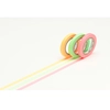 Image de Masking Tape Slim 7 m x 6 mm Set I 3 couleurs Unies Fluo