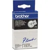 Image de Brother TC-101 - (12 mm) - Noir sur transparent - Ruban