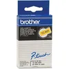 Image de Brother TC-601 - (12 mm) - Noir sur jaune - Ruban