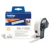 Image de Brother DK-11203 - (17 mm x 87 mm) - Noir sur blanc - Étiquette