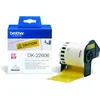 Image de Brother DK-22606 - (62 mm) - Noir sur jaune - Étiquette