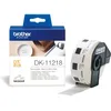 Image de Brother DK-11218 - (24 mm x 24 mm) - Noir sur blanc - Étiquette