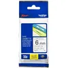 Image de Brother TZe-111 - (6 mm) - Noir sur transparent - Ruban