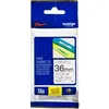 Image de Brother TZe-161 - (36 mm) - Noir sur transparent - Ruban