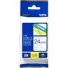 Image de Brother TZe-253 - (24 mm x 24 mm) - Bleu sur blanc - Ruban