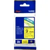 Image de Brother TZe-621 - (9 mm) - Noir sur jaune - Ruban