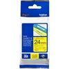Image de Brother TZe-651 - (24 mm x 24 mm) - Noir sur jaune - Ruban