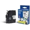 Image de Brother TZe-FX241 - (18 mm) - Noir sur blanc - Ruban