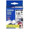 Image de Brother TZe-SE4 - (18 mm) - Noir sur blanc - Ruban