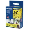 Image de Brother TZe-FX651 - (24 mm x 24 mm) - Noir sur jaune - Ruban