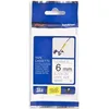 Image de Brother TZe-FX211 - (6 mm) - Noir sur blanc - Ruban