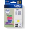 Image de Brother LC-221Y - Jaune - Cartouche d'encre