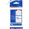 Image de Brother TZe-FA4B - (18 mm) - Bleu sur blanc - Ruban