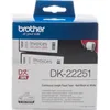 Image de Brother DK-22251 Noir et rouge sur blanc (62 mm)