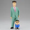 Image de Figurine Crayon Shinchan - Family Photo Vol 1 Hiroshi & Shinchan 21cm