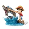 Image de Figurine One Piece - Monkey.D.Luffy Vs Local Sea Monster Wcf Log Stories 7cm