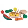 Image de Grands aliments en bois à découper