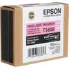 Image de Epson T580b Cartouche d'encre Magenta Clair vif d'origine - C13T580B00