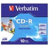 Image de Verbatim CD-R AZO Wide Inkjet Printable