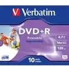 Image de Verbatim DVD+R Wide Inkjet Printable ID Brand