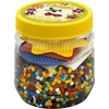 Image de Pot jaune 4000 perles plastique midi