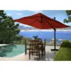 Image de Palatino parasol terracotta déporté carré 3 x 3 m rotatif à 360