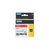 Image de DYMO 1805422 Rhino Ruban Vinyl Coloré Blanc sur Rouge 19mm x 5.5m