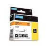 Image de DYMO 18435 Rhino Ruban Vinyl Coloré Noir sur Orange 12mm x 5.5m