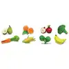 Image de 8 figurines fruits et légumes