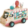 Image de Chariot de crème glacée pingouins