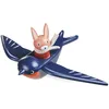 Image de Hirondelle et son ami lapin en bois