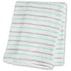 Image de Lange mousseline - rayures aqua