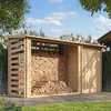Image de Abri de jardin+ chalet pour vélos - 348 x 146 cm - 2,54 m2+1,1 m2