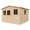 Image de Abri de jardin en bois - h226x316x324 cm-9 m²