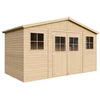 Image de Abri de jardin en bois les planchers imprégné- h246x418x220 cm 8 m²