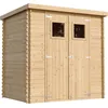 Image de Abri de jardin en bois avec sol traité l204xl142xh200cm-2.22m2
